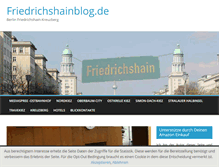 Tablet Screenshot of friedrichshainblog.de